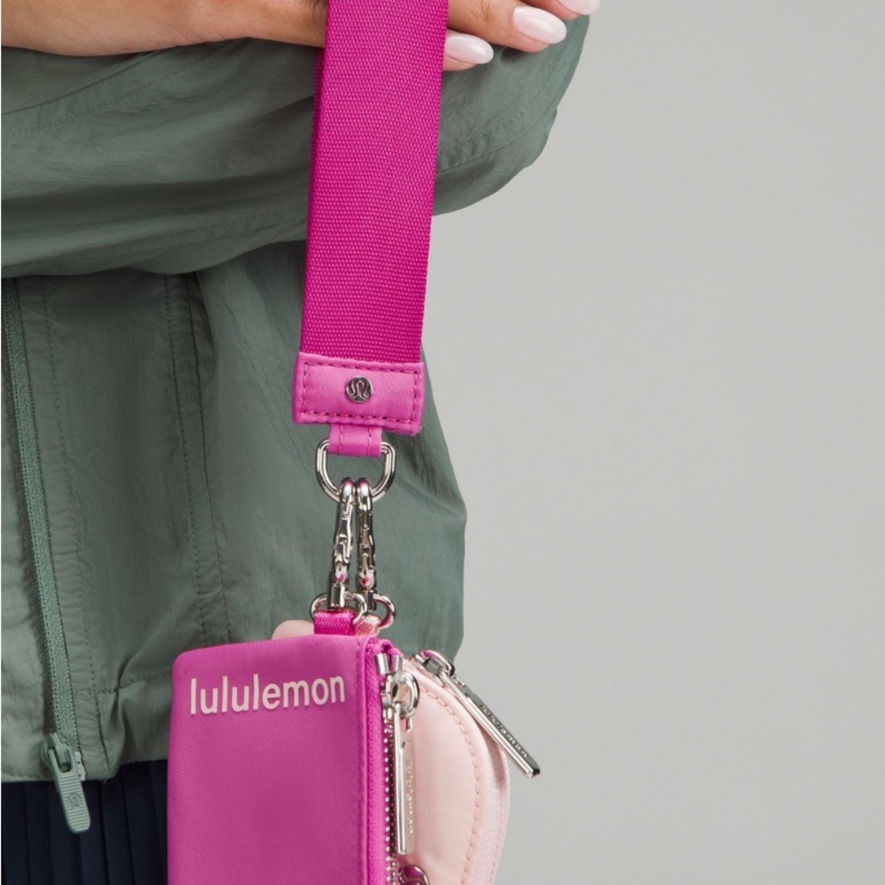 Lululemon Pink Dual Pouch Wristlet